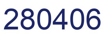 Número 280406 imagen azul