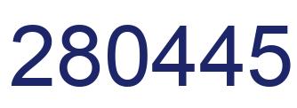 Número 280445 imagen azul
