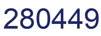 Number 280449 blue image
