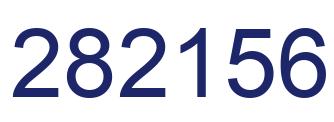 Number 282156 blue image