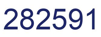 Number 282591 blue image