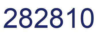Number 282810 blue image