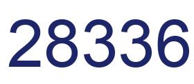 Número 28336 imagen azul