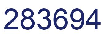 Número 283694 imagen azul