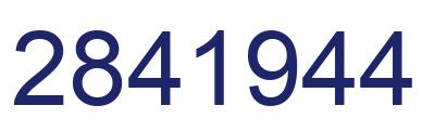 Número 2841944 imagen azul