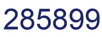 Número 285899 imagen azul