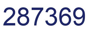 Número 287369 imagen azul