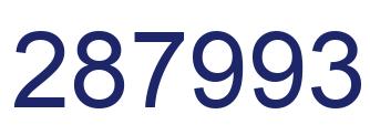 Número 287993 imagen azul