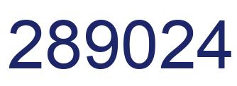 Número 289024 imagen azul