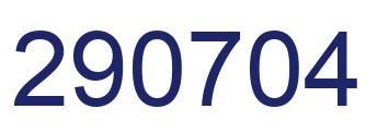 Number 290704 blue image