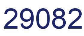 Number 29082 blue image