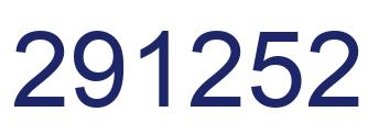 Number 291252 blue image