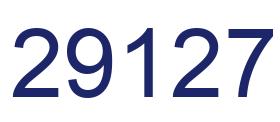 Number 29127 blue image