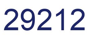 Number 29212 blue image