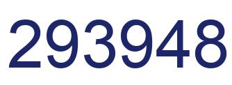 Number 293948 blue image