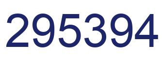 Número 295394 imagen azul