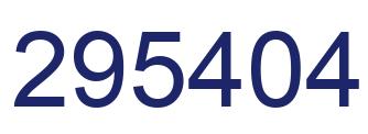 Número 295404 imagen azul
