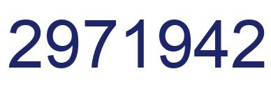 Número 2971942 imagen azul