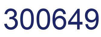 Número 300649 imagen azul