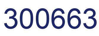 Número 300663 imagen azul
