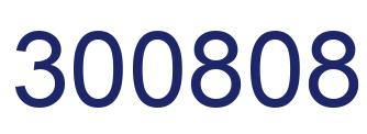 Number 300808 blue image