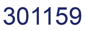 Número 301159 imagen azul