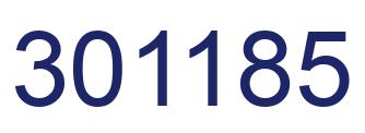 Número 301185 imagen azul