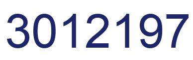 Number 3012197 blue image