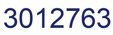 Number 3012763 blue image
