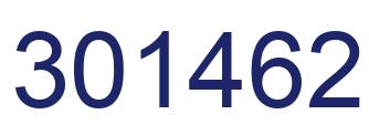 Number 301462 blue image