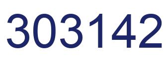 Number 303142 blue image
