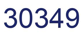 Número 30349 imagen azul