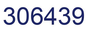 Número 306439 imagen azul