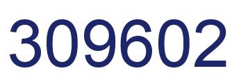 Number 309602 blue image
