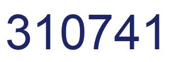 Número 310741 imagen azul