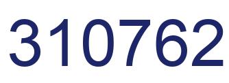 Number 310762 blue image