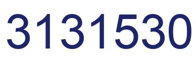 Number 3131530 blue image