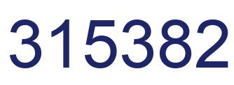 Number 315382 blue image