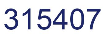 Número 315407 imagen azul