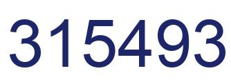 Número 315493 imagen azul
