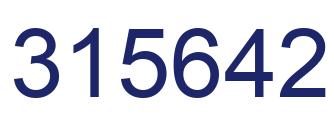 Número 315642 imagen azul