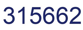 Número 315662 imagen azul
