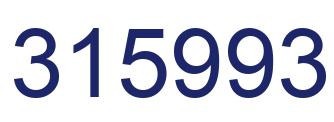Número 315993 imagen azul
