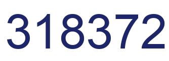 Number 318372 blue image