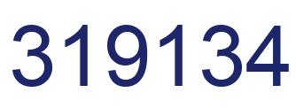 Número 319134 imagen azul