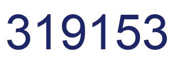 Número 319153 imagen azul
