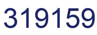 Número 319159 imagen azul