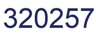Número 320257 imagen azul