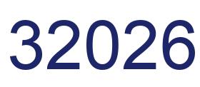 Number 32026 blue image