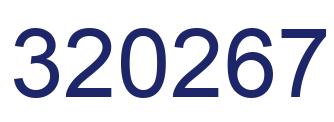 Número 320267 imagen azul